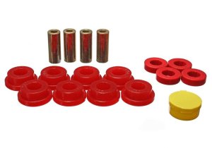 Acura Integra Control Arm Bushing Kit - Rear - Energy Suspension - Performance Polyurethane - Red - `94-`01 Acura Integra Control Arm Bushing Kit - Rear - Energy Suspension - Performance Polyurethane - Red - `94-`01